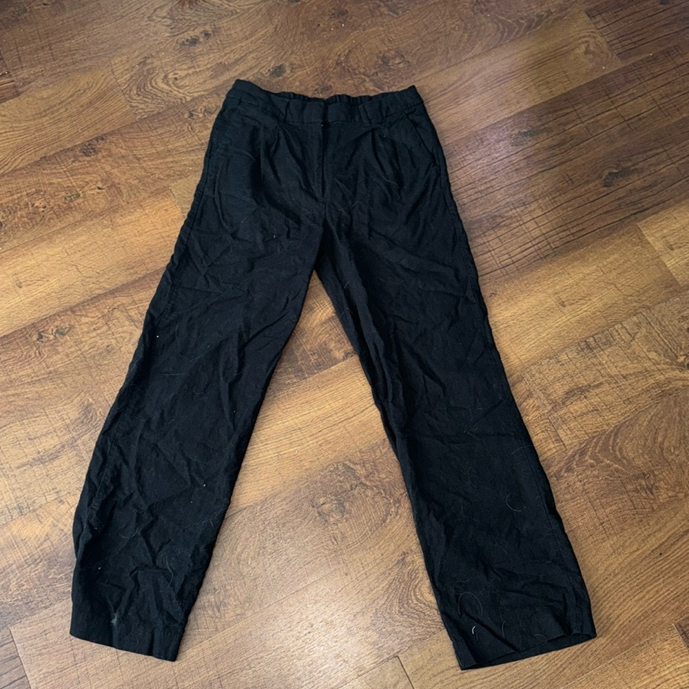 Old navy, M tall, Taylor wide leg trouser black